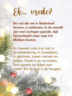 Miniboekje Kerst / Ere zij God