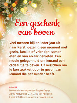 Miniboekje Kerst / Geschenk