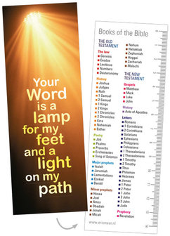 Boekenleggers / Your Word is a lamp