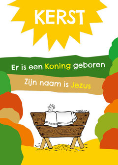 Ansichtkaarten / Kerst - Zijn naam is Jezus