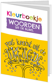  Kleurboekje / Woorden uit de Bijbel