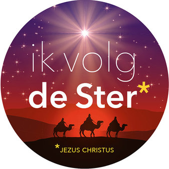 Stickers / Ik volg de Ster