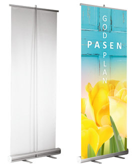 Roll-up banner / Pasen Gods plan