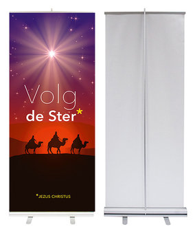 Roll-up banner / Volg de Ster