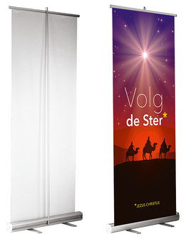 Roll-up banner / Volg de Ster