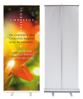 Roll-up banner / De geboorte van Christus