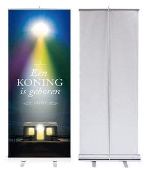 Roll-up banner / Een Koning is geboren