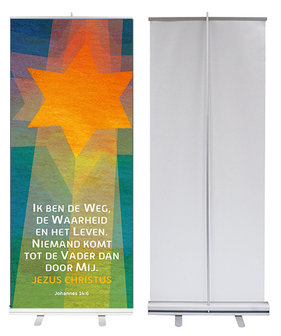 Roll-up banner / Ik ben de weg