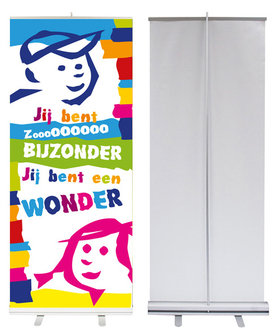 Roll-up banner / Jij bent zoooo bijzonder