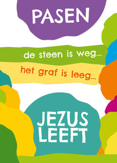 Poster / Pasen - De steen is weg