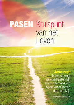 Poster / Pasen kruispunt van het leven