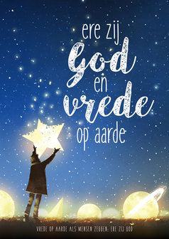 Poster / Ere zij God en vrede op aarde