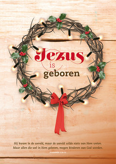 Poster / Jezus is geboren