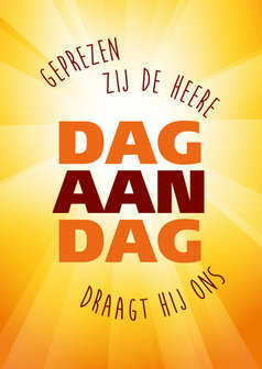 Poster / Dag aan dag draagt Hij ons