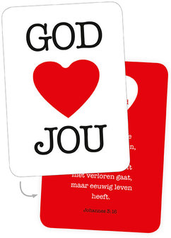 Minikaartjes / God houdt van jou