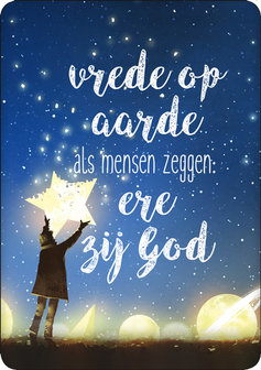 Minikaartjes / Ere zij God en vrede op aarde