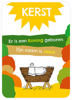 Minikaartjes / Kerst - Zijn naam is Jezus