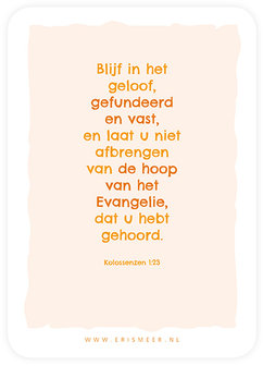 Minikaartjes / Er is hoop
