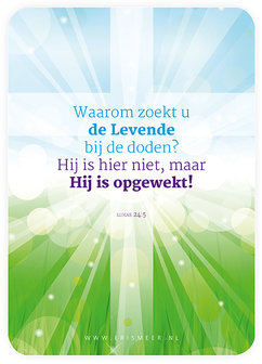 Minikaartjes / Christus leeft