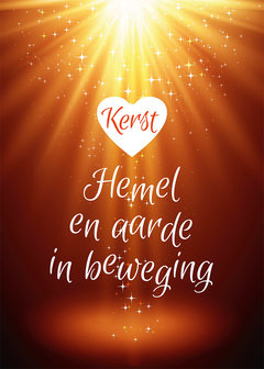 Dubbele kaarten / Kerst - Hemel en aarde in beweging