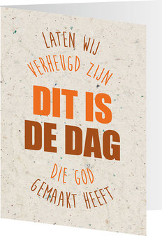 Dubbele kaarten / Dit is de dag