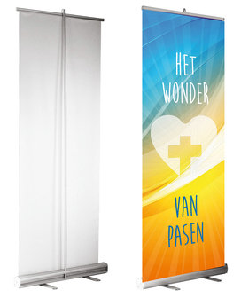 Roll-up banner / Het Wonder van Pasen