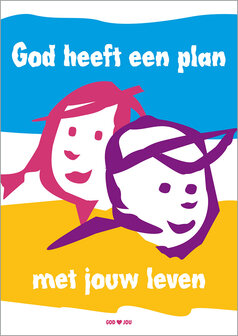  Poster / God heeft een plan met jouw leven