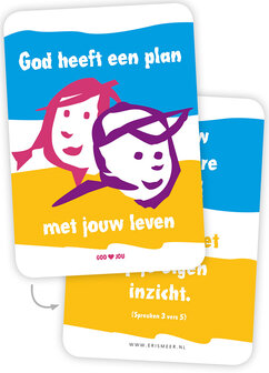 Minikaartjes / God heeft een plan met jouw leven