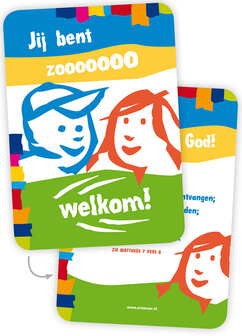 Minikaartjes / Jij bent zoooo welkom