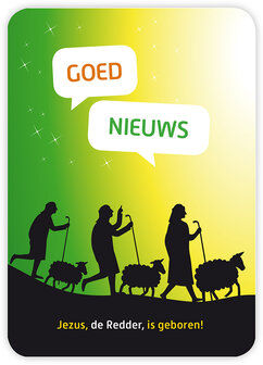 Minikaartjes / Goed Nieuws - Jezus de Redder is geboren