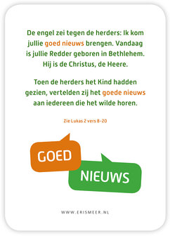 Minikaartjes / Goed Nieuws - Jezus de Redder is geboren