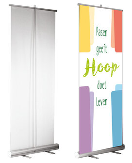 Roll-up banner / Pasen geeft hoop - hoop doet leven