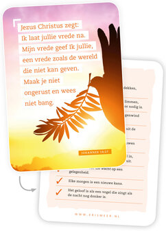 Bemoedigingskaartjes - Johannes 14:27