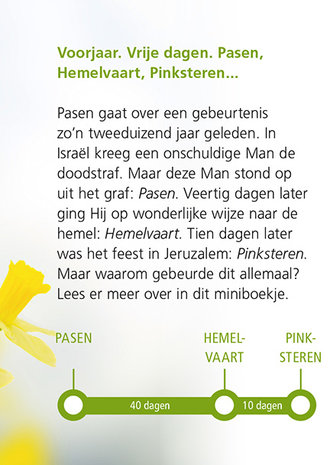 Miniboekje Pasen / Van Pasen naar Pinksteren