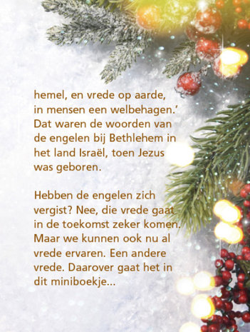 Miniboekje Kerst / Ere zij God