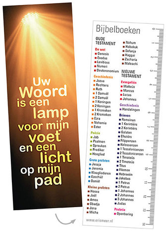 Boekenleggers / Uw Woord is een lamp voor mijn voet