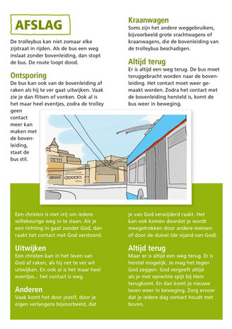  Trolleybus / Contact met boven
