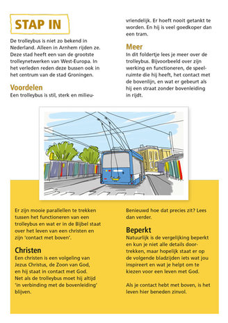  Trolleybus / Contact met boven
