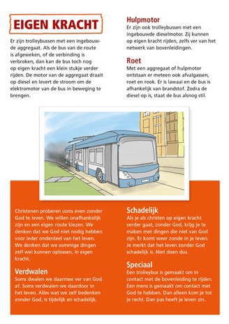  Trolleybus / Contact met boven