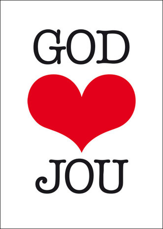 Ansichtkaarten / God houdt van jou