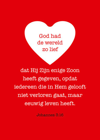 Ansichtkaarten / God had de wereld zo lief