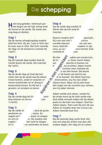  Lees- kleur- en puzzelboekje / Door de Bijbel