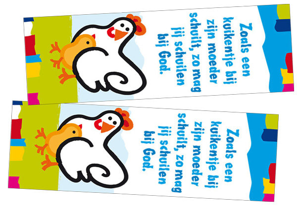 Stickers / Zoals een kuikentje