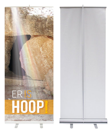 Roll-up banner / Er is hoop