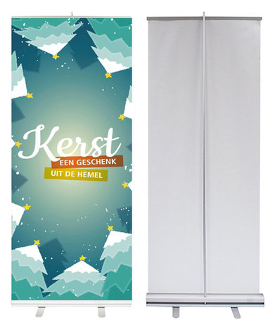 Roll-up banner / Kerstgeschenk