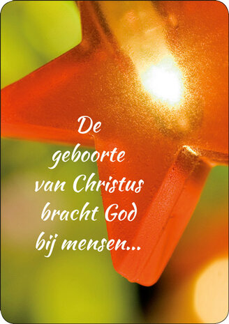 Minikaartjes / De geboorte van Christus