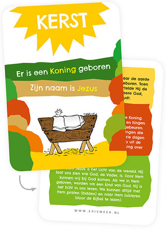 Minikaartjes / Kerst - Zijn naam is Jezus