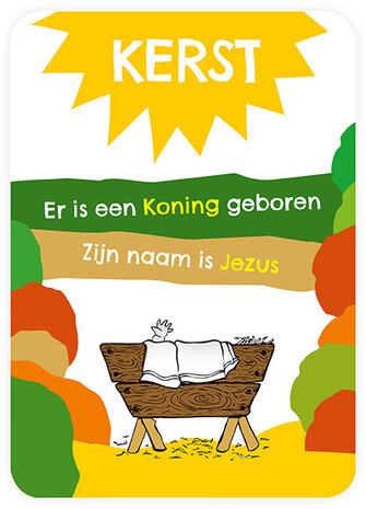 Minikaartjes / Kerst - Zijn naam is Jezus