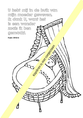  Kleurboekje / Bij de Bijbel