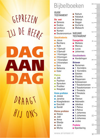 Boekenleggers / Dag aan dag - bijbelboeken